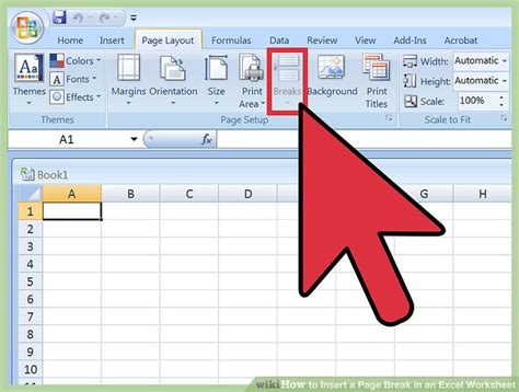 This will insert the copied cells into your word document. How to Insert a Page Break in an Excel Worksheet: 11 Steps