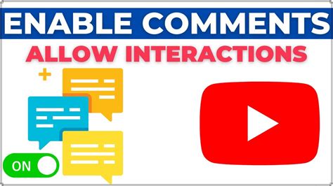 How To Enable Comments On Youtube Youtube