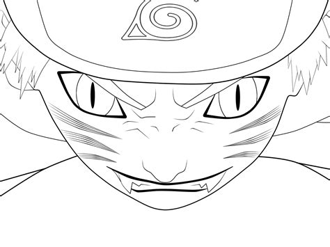 Naruto Fox Coloring Pages Nine Tailed Fox Coloring Pages At