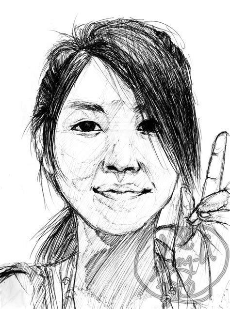 Pen Portrait Drawing 2 By Dygariad On Deviantart