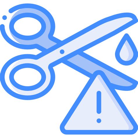 Cutting Basic Miscellany Blue Icon
