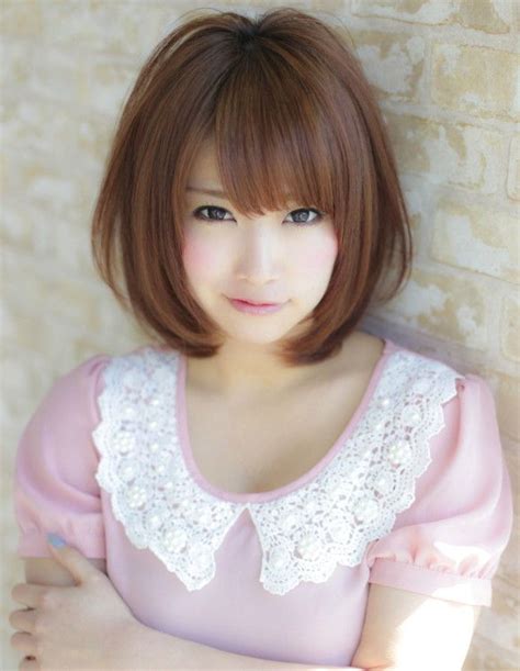 Kawaii Short Bob Hairstyle Short Hair Styles Kawaii Hairstyles Cute