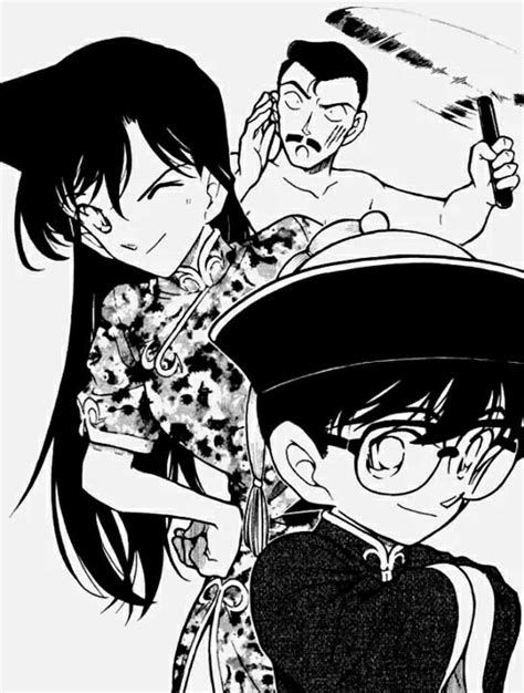 Ran Conan And Kogoro かわいいコミック 新蘭 名探偵コナン 怪盗キッド