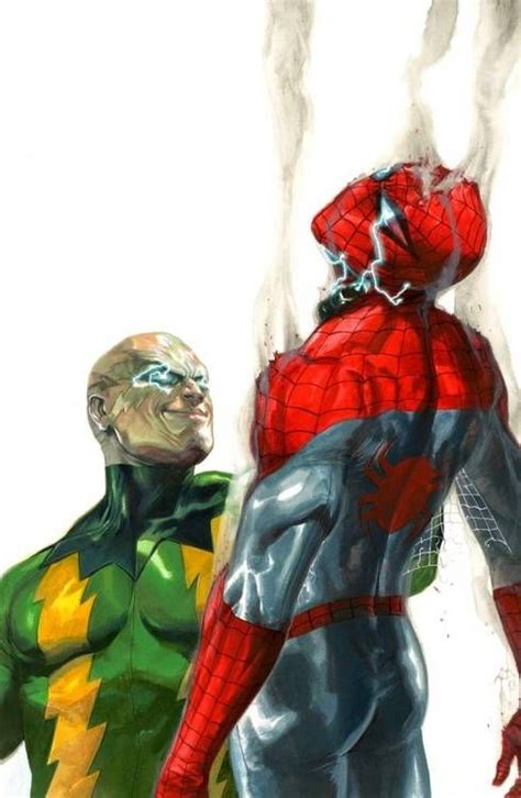 Spidey Vs Electro The Amazing Spider Man 683 Variant Gabriele Dell