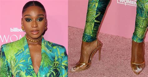 Normani Exposes Sweaty Feet In Jessica Richs Love Pumps