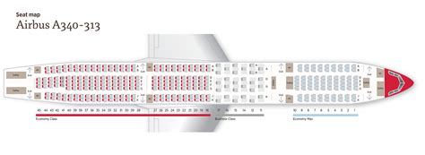 A340 300 Seat Map