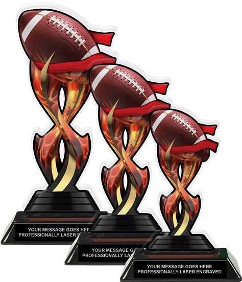 Accessories 675 H Personalized Football Award With Custom Engraving