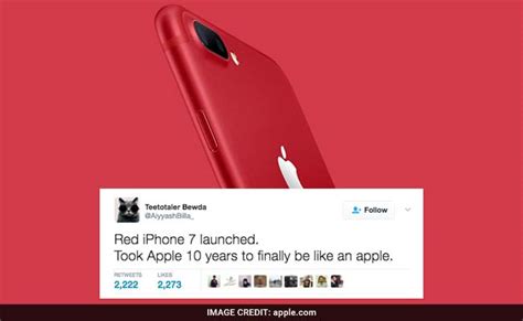 Apples Red Iphone Has Twitter Laughing Out Loud Read Funniest Reactions