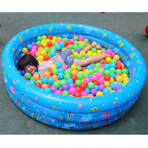 Inflatable Swimming Pool Round Ocean Ball Paddling Pool Baby Kids