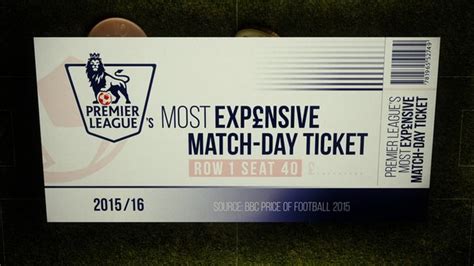 Ticket Prices Who Has The Premier Leagues Most Expensive Tickets