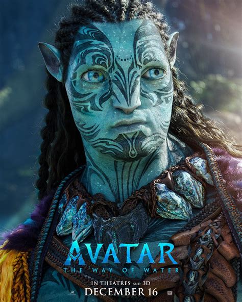 Avatar The Way Of Water Posters Showcase The Films New Characters