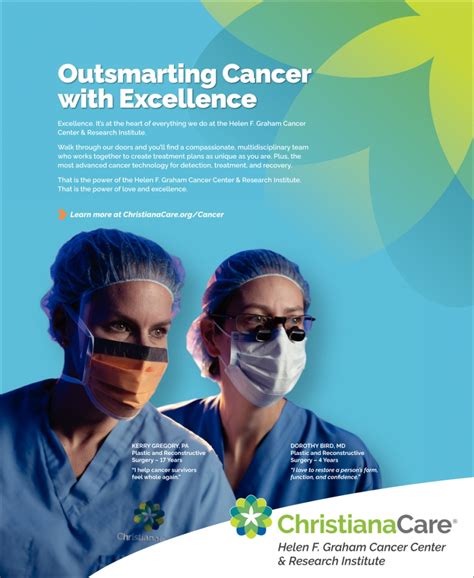 Outsmarting Cancer With Excellence Christiana Care Health System Wilmington De
