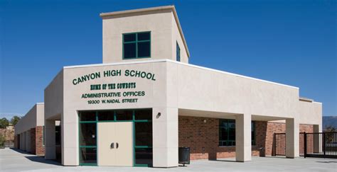 Canyon High School Campus Map Map