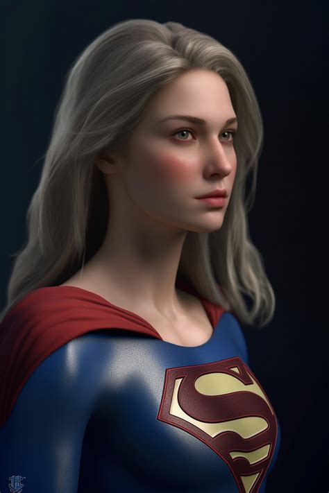 Artstation Supergirl Side Profile