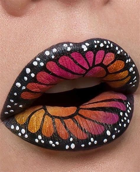 Butterfly Lips Butterfly Makeup Lip Art Makeup Lip Art
