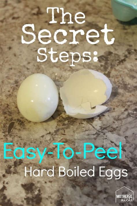 The Secret Steps To Easy To Peel Hard Boiled Eggs