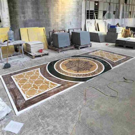 Medallion Floor Tile Designshome Depot Backsplashfloor Mosaic