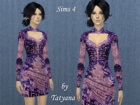 Short Japanese Dress At Tatyana Name Sims Updates