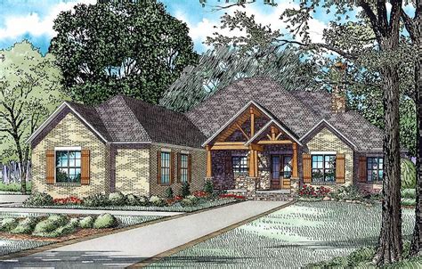 Plan 60603nd Rustic Brick Ranch Home With Sunroom In 2021 Ranch
