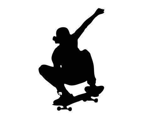Skateboarding Logo Skateboard Skateboarder Wheel Ollie Skate Etsy