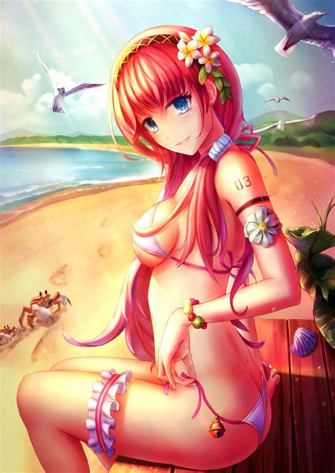 Megurine Luka Vocaloid Drawn By Aaeru Danbooru