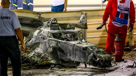 Remains Of Grosjeans Fireball Crash F1 Car To Go On Display Racer
