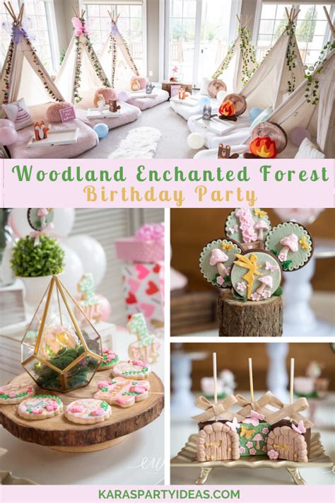 Karas Party Ideas Woodland Enchanted Forest Birthday Party Karas