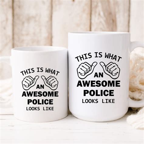 Police Coffee Mug Etsy