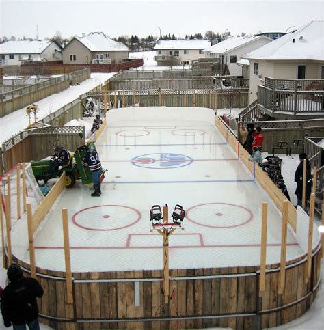 Building your own backyard hockey rink. Backyard street hockey rink | Outdoor furniture Design and ...