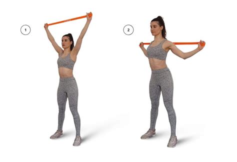 Overhead Tricep Extension With Resistance Band