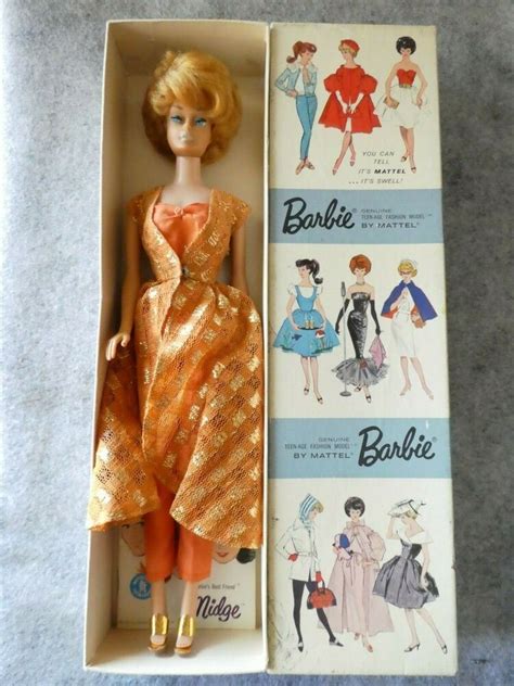 Early Vintage Barbie Dinner At 8 Dressed Box Doll Complete 1963