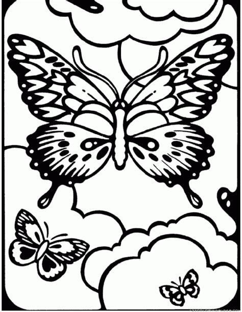 Printable Butterfly Coloring Pages For Girls