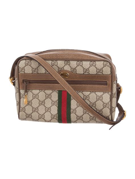 Gucci Vintage Gg Plus Web Crossbody Bag Handbags Guc181276 The