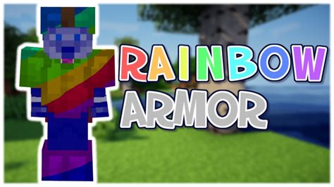 How To Get Rainbow Armor In Minecraft Datapack Youtube