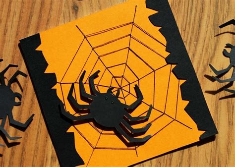 Toile D'araignée Halloween A Faire Soi Meme Plus Explication - 1001 + modèles de carte d'Halloween à faire soi-même facilement
