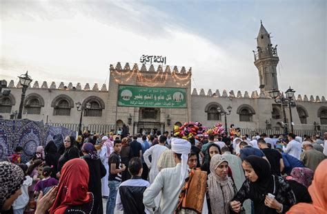 Photo Gallery Egyptians Celebrate After Eid Al Fitr Prayer