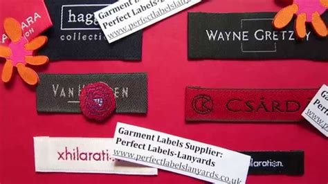 Designer Women Clothing Labels Personalized Clothing Labels Woven