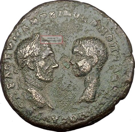 Macrinus And Diadumenian 217ad Marcianopolis Nemesis Ancient Roman Coin