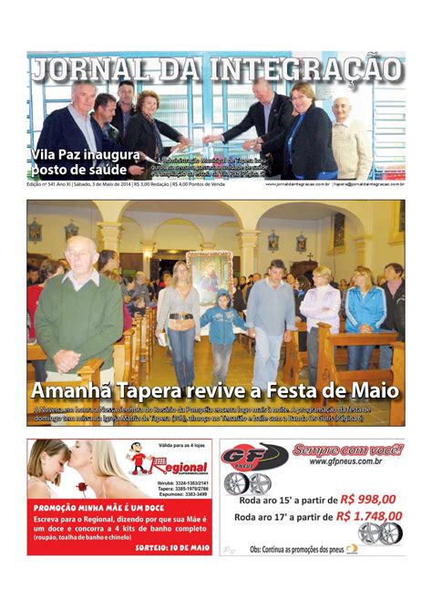 Jornal da Integração de maio de by Jornal Visão Regional Issuu