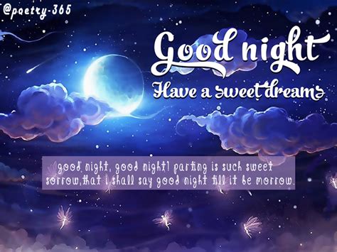 Wishes And Poetry Good Night Sweet Dreams Image With Quotes For Friends