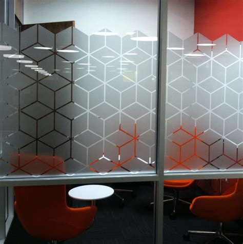 Frosted Window Film Cut 1 Custom Frosted Window Film Pattern Privacy Office