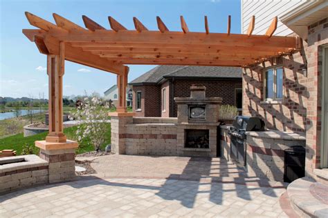 Pictures Of Patios With Pergolas Image To U