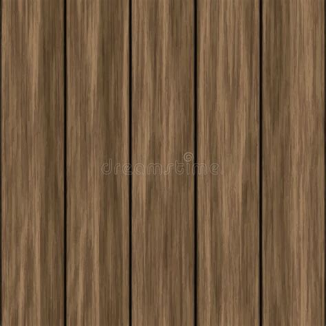 Realistic Vector Seamless Natural Wood Texture Stock Illustration