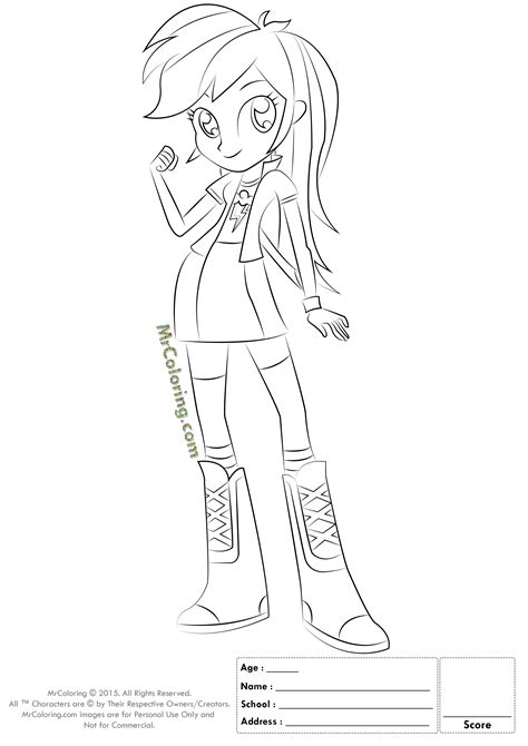 Раскраски эквестрия герлз (equestria girls). My Little Pony Coloring Pages Rainbow Dash Equestria Girls ...