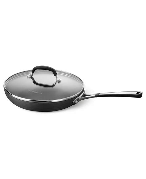 pan calphalon omelette nonstick simply lid inch pans omelet covered cookware fry bed www1 macys skillets kitchen