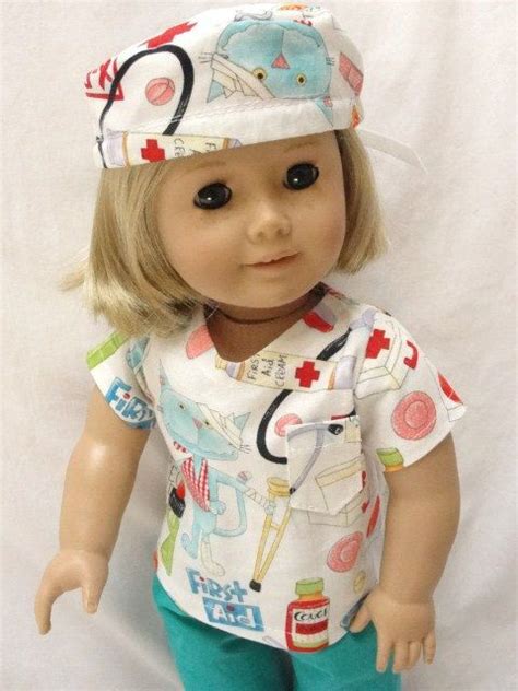 American Girl Doll Scrubs Doctor Nurse Dentist Or Etsy Doll Clothes