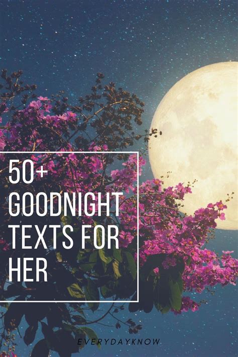 50 Goodnight Texts For Her Goodnight Texts For Her Text For Her