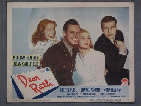 Dear Ruth 1947 Lobby Card Poster For Sale