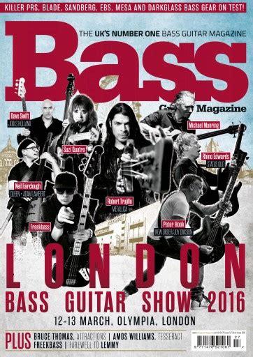 Bass Player Uk Magazine Show Special 2016 Back Issue
