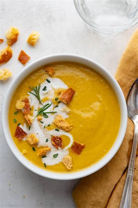 Creamy Roasted Vegetable Soup From Leftovers Garlic And Zest